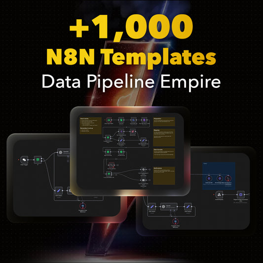 1,000+ N8N Templates - Data Pipeline Empire: The Ultimate ETL, Analytics & Business Intelligence Automation Arsenal