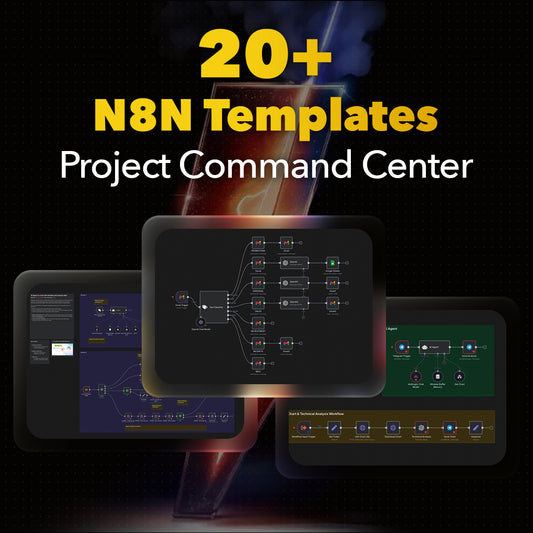 20+ N8N Templates - Project Command Center: Professional Team Coordination & Task Management Automation Suite