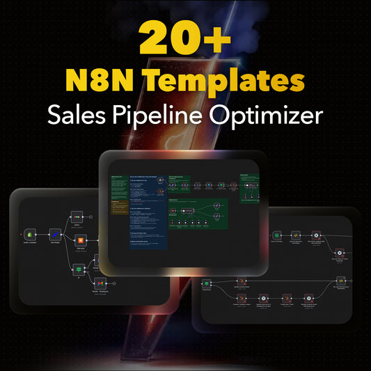 20+ N8N Templates - Sales Pipeline Optimizer: Complete CRM Integration & Revenue Generation Automation System
